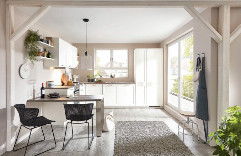 Nobilia Matt White Shaker U Shaped Kitchen 2021 2 | Nobilia German Kitchens by Square, Sheffield
