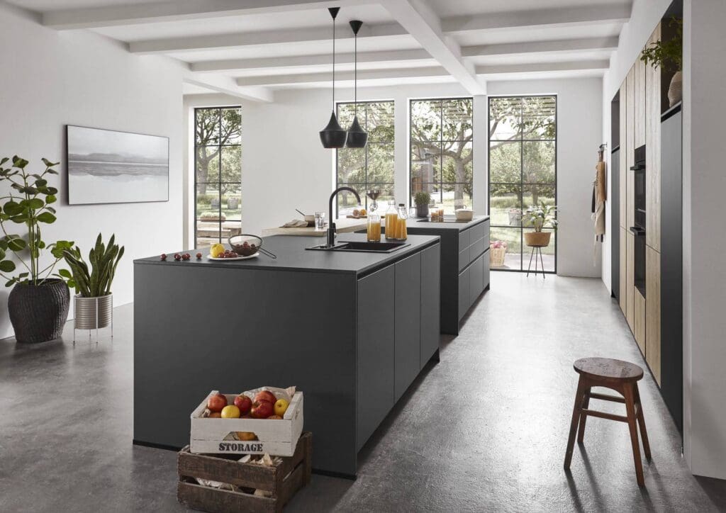 open-plan kitchens Sheffield - Nobilia German Kitchens by Square