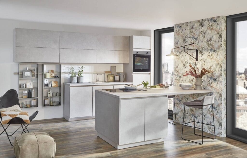 open-plan kitchens Sheffield - Nobilia German Kitchens by Square