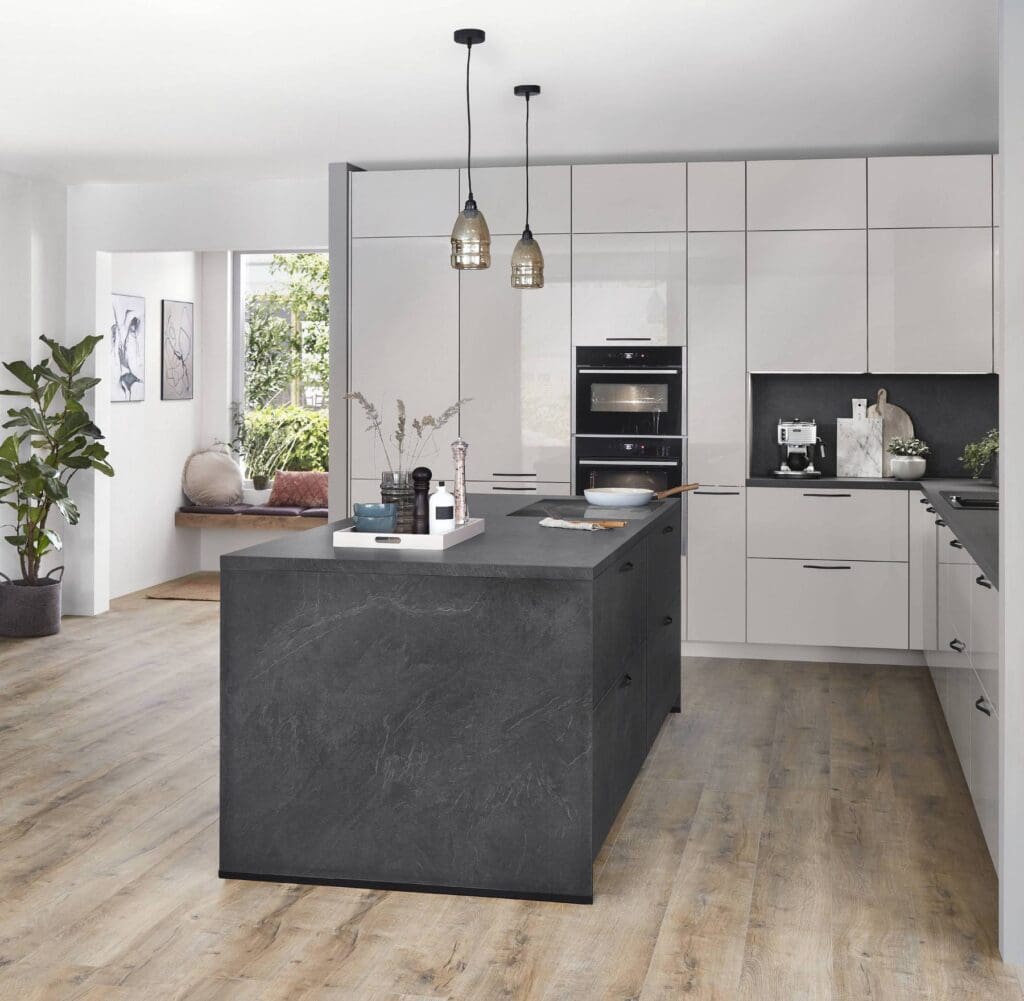 grey kitchens Sheffield | Nobilia German Kitchens by Square, Sheffield