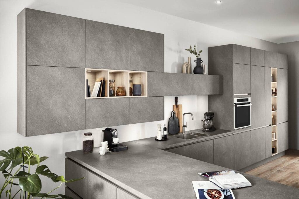 grey kitchens Sheffield | Nobilia German Kitchens by Square, Sheffield