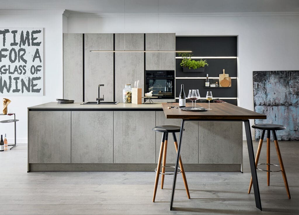 grey kitchens Sheffield | Nobilia German Kitchens by Square, Sheffield